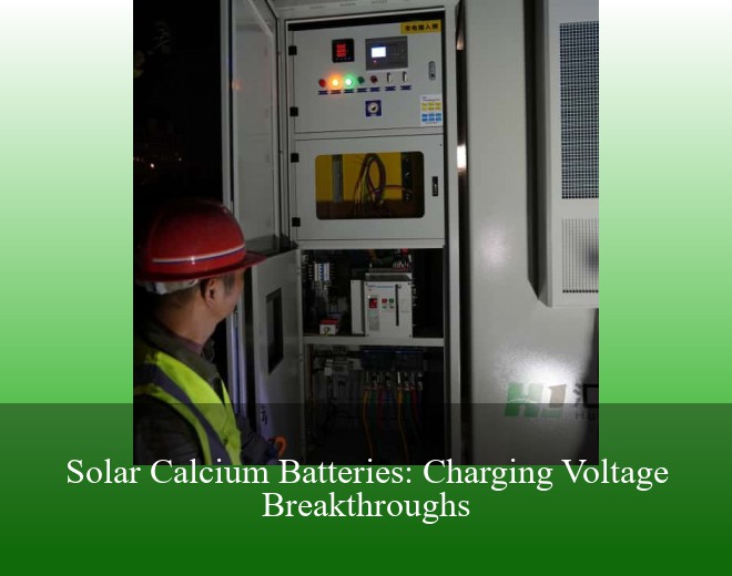 Solar Calcium Batteries: Charging Voltage Breakthroughs